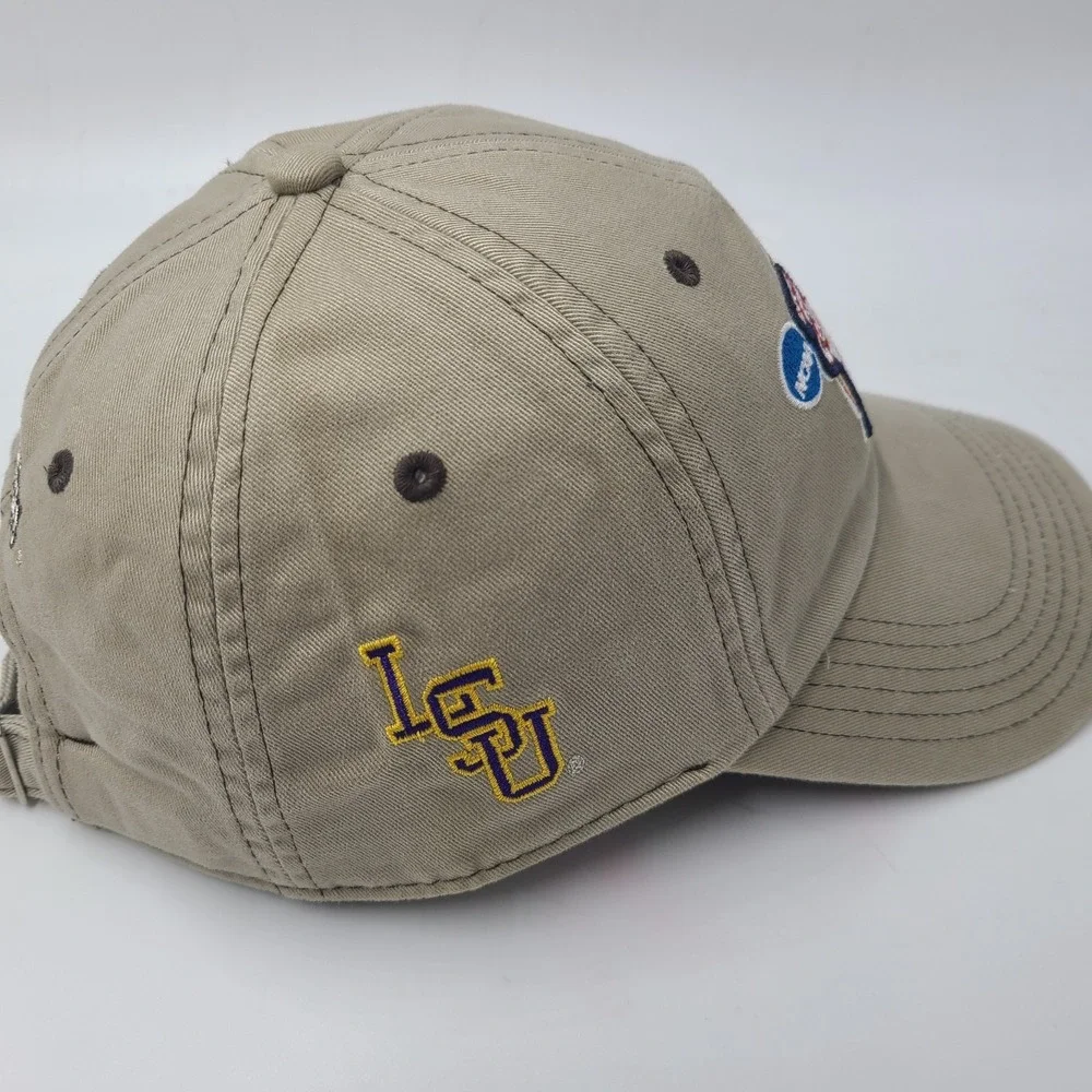 LSU Tigers Hat Nike Strapback‎ 2008 College World Series Beige Men NCAA Baseball